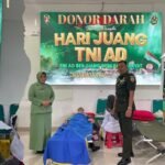 Hari Juang TNI AD Ke 79, Kodim 0322/Siak Mengadakan Kegiatan Donor Darah