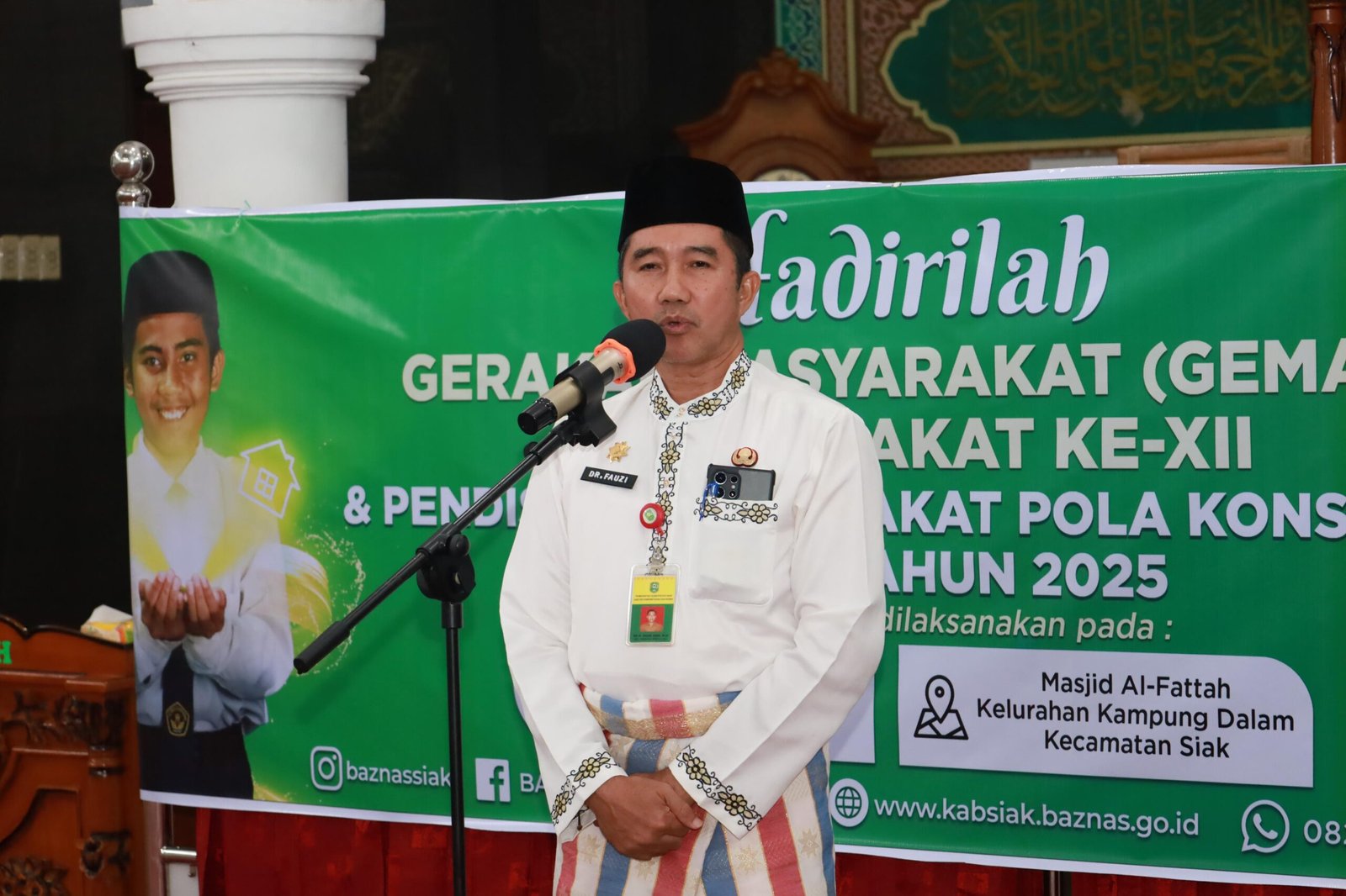 Jelang PSU 22 Maret, PLH Sekda Siak Fauzi Asni Ajak Masyarakat Jaga Kamtibmas
