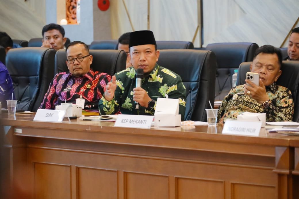 Rakor Bersama Gubri, Wabup Siak Husni Merza Sampaikan Usulan Pembangunan. Ada Kawasan Industri Potensial