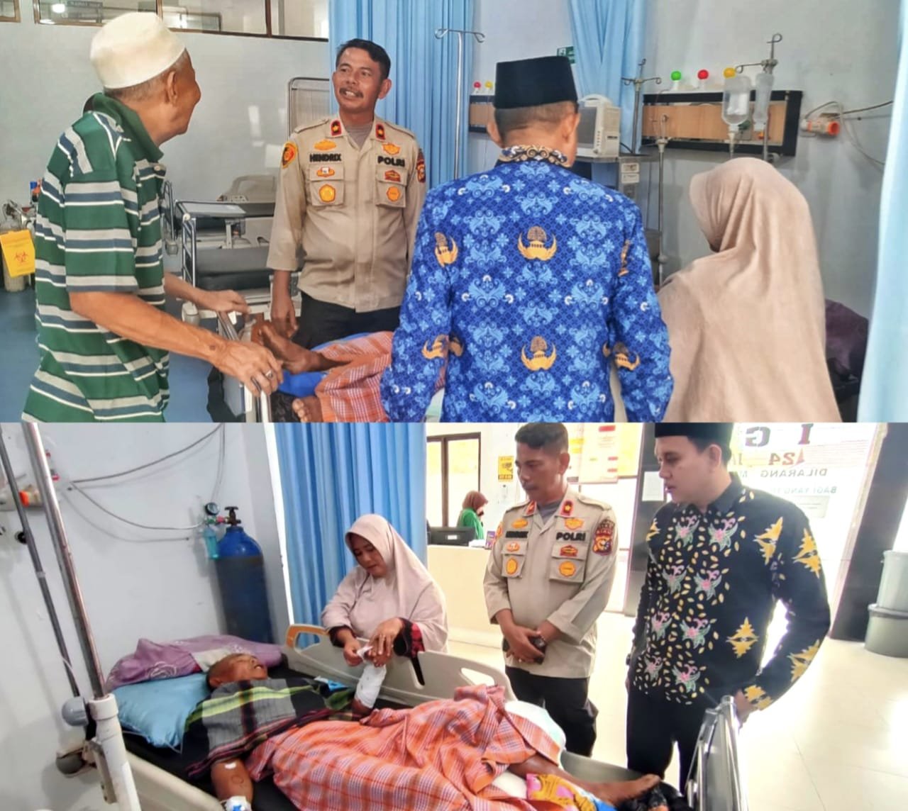 Pasca Serangan Buaya Disungai Lukut, Kapolsek Tualang Imbau Warga Untuk Terus Berhati-hati