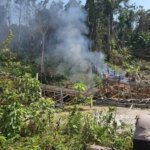 Polres Inhu Gelar Razia Tambang Emas Ilegal
