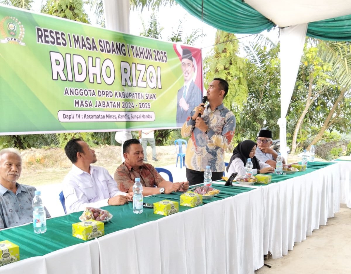 Reses di Minas, Ridho Rizqi Maksimalkan Program Dapat Berjalan