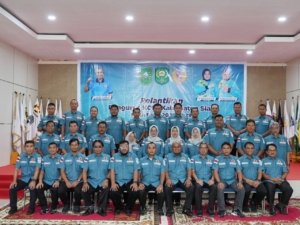 Wakil Bupati Siak Syamsurizal Resmi Dilantik Menjadi Ketua KONI Kabupaten Siak