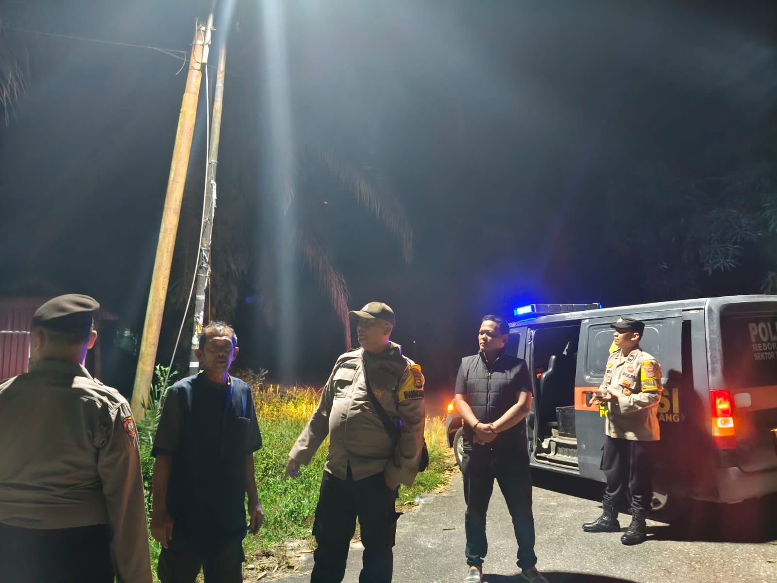 Polsek Tualang Intensifkan Patroli Malam, Antisipasi C3