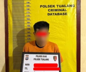Polsek Tualang Amankan Terduga Pelaku Pencabulan Anak di Perawang, Proses Hukum Berlanjut