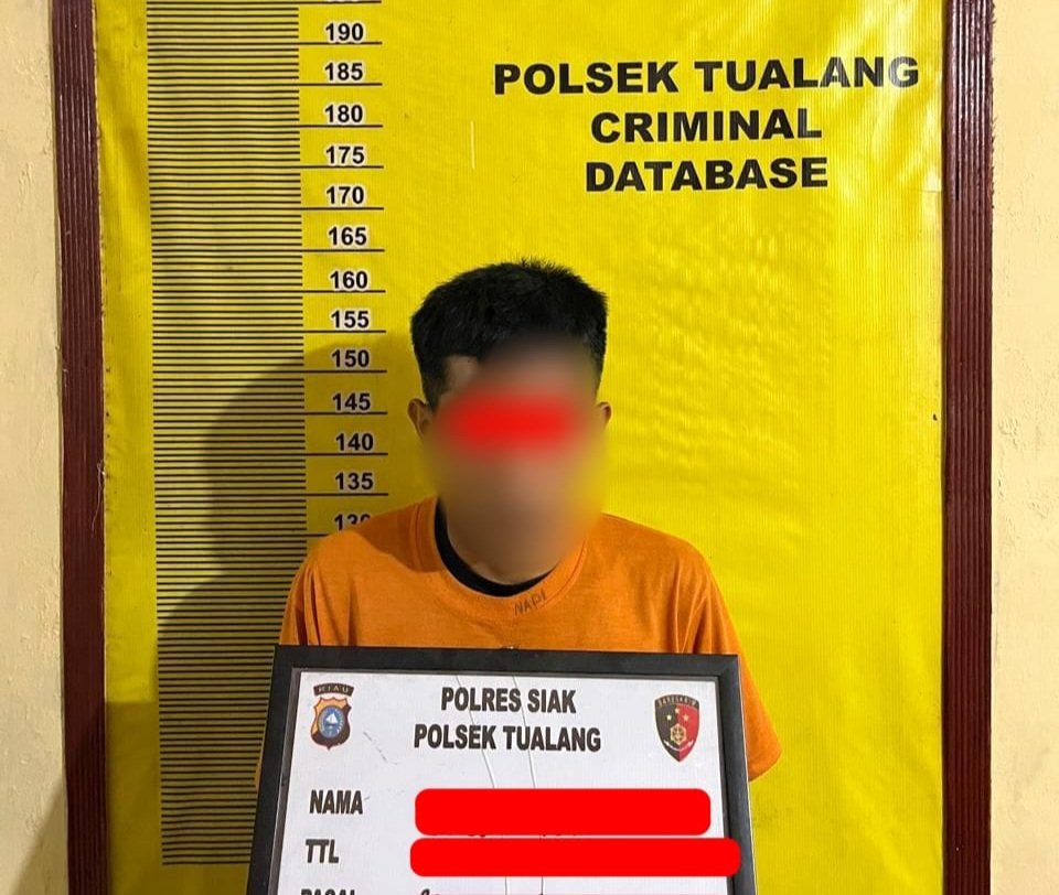 Polsek Tualang Amankan Terduga Pelaku Pencabulan Anak di Perawang, Proses Hukum Berlanjut