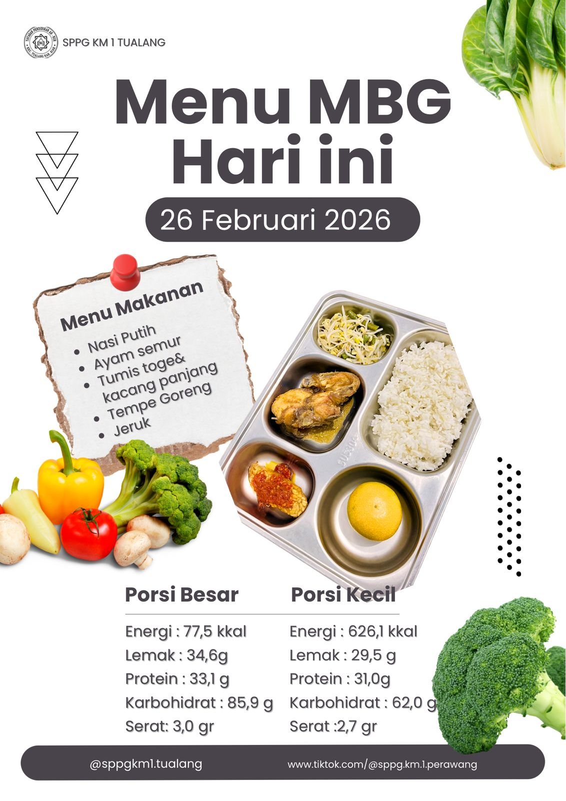 Dapur SPPG Tualang 2 Tetap Optimis Salurkan MBG Saat Ramadhan