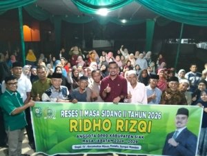 Ridho Rizki Awali Masa Reses ke II di Kecamatan Minas